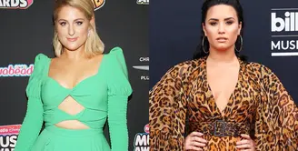 Sebagai sesama penyanyi, Meghan Trainor menunjukkan dukungannya terhadap Demi Lovato yang dikabarkan mengalami overdosis. (WENN/FayesVision/Judy Eddy/AceShowbiz)