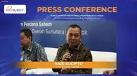 Paparan publik penawaran umum perdana saham (IPO) PT Bank Pembangunan Daerah Sumatera Utara Tbk (BPD Sumut), Senin (9/1/2023) (Foto: Liputan6.com/Pipit I.R)