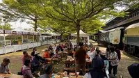 Ngabuburit Sambil Nobar Pertandingan Timnas Indonesia Lawan Australia di Museum Kereta Api Ambarawa