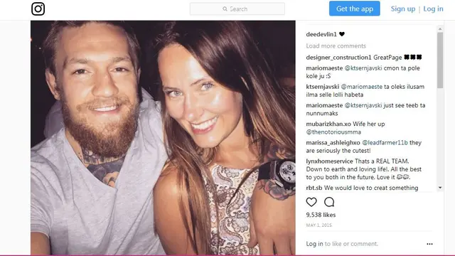 Dee Devlin, kekasih petarung UFC, Conor McGregor 