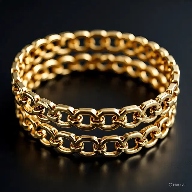 Gelang Box Chain Emas London Cocok untuk Pesta