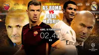 As Roma vs Real Madrid (Liputan6.com/Abdillah)