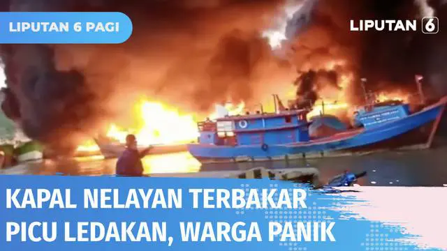 Puluhan kapal nelayan yang sedang bersandar di area Pelabuhan Wijayapura, Cilacap, terbakar pada Selasa (03/05) petang. Akibat kebakaran ini, sempat terjadi ledakan hingga membuat warga panik.