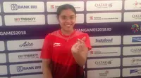 Gregoria Mariska Lega Buka Jalan Tim Bulutangkis di Asian Games 2018 dengan Kemenangan