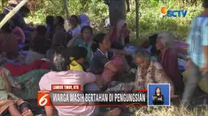 Kondisi permukiman pun memprihatinkan. Rumah warga rusak parah akibat gempa masih dibiarkan berserak karena warga masih takut kembali ke rumah.