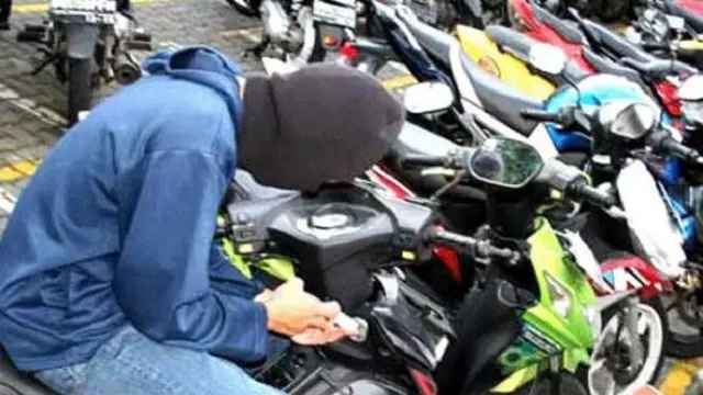 Ilustrasi pencurian speda motor di Jember (Istimewa)
