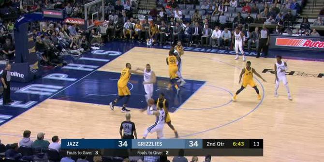VIDEO : Cuplikan Pertandingan NBA, Jazz 95 vs Grizzlies 78