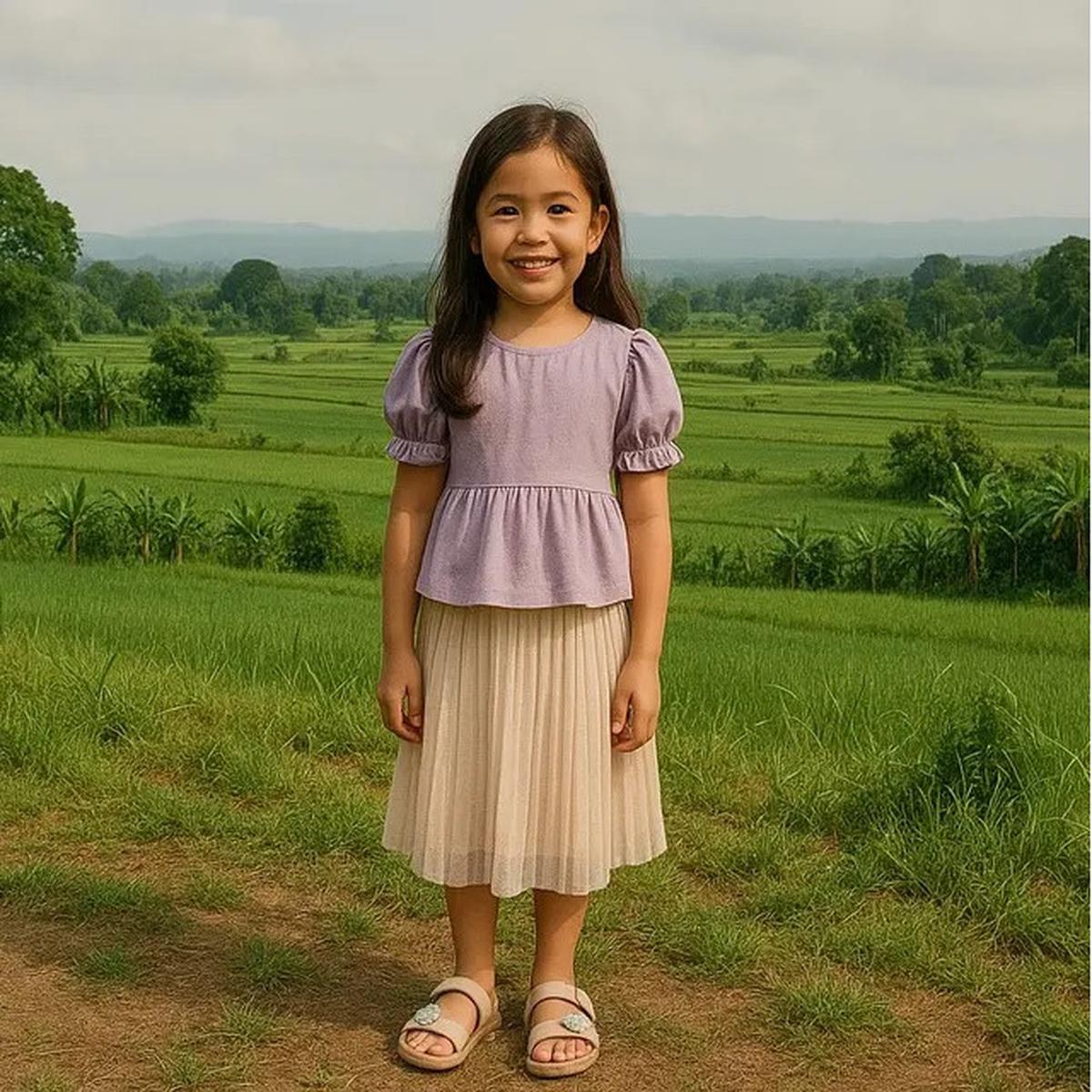Ilustrasi Model Baju Anak Perempuan