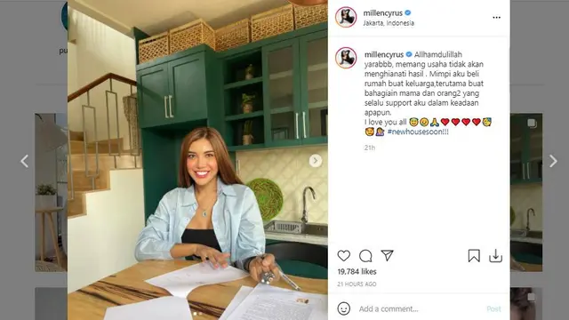 Ingin Bahagiakan Mama, Ini 7 Potret Rumah Baru Millen Cyrus yang Estetik