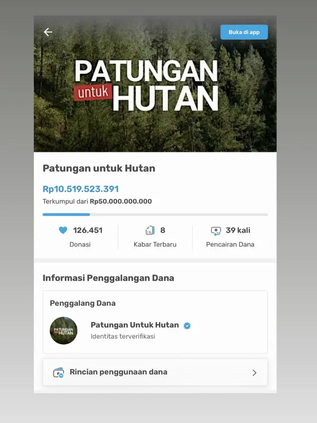 Patungan untuk Hutan