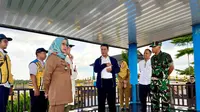 Menteri Pertanian (Mentan) Andi Amran Sulaiman saat kunjungan ke Kalimantan Tengah.