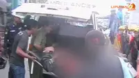 [VIDEO] Terlindas Tronton, Pengendara Motor Kehilangan Kaki