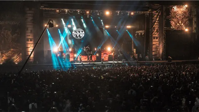 Salah satu pengisi acara di Hammersonic