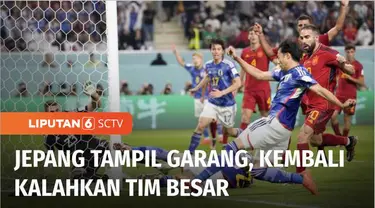 Dari laga Grup E yang berakhir beberapa saat lalu, Jepang memastikan langkah ke babak 16 besar, setelah di laga terakhir berhasil menundukkan Spanyol dengan skor 2-1. Meski kalah, Spanyol mendampingi Jepang lolos ke fase berikutnya.