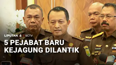 Pada hari ini, lima pejabat Kejaksaan Agung dilantik, termasuk salah satunya Jampidsus baru, Kuntadi, menggantikan Febrie Adriansyah yang tersangkut kasus dugaan korupsi dan tindak pidana pencucian uang.