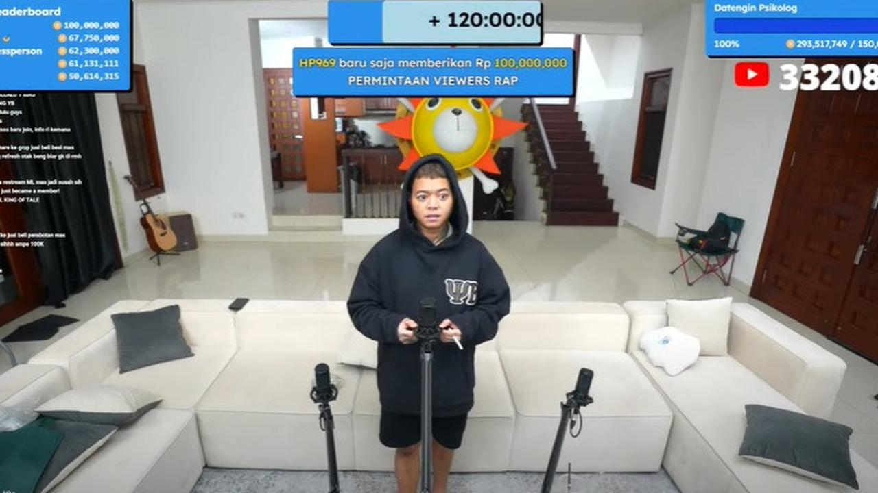 Reza Arap Syok Dapat Donasi 100 Juta Saat Live Streaming, Kaget - Trauma Takut Dikembalikan