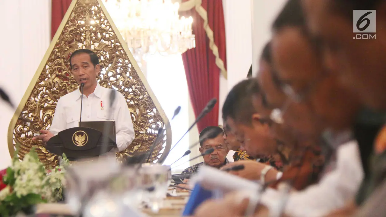 Pimpin Sidang Kabinet, Jokowi Bahas Momentum Kepercayaan Internasional Terhadap Indonesia