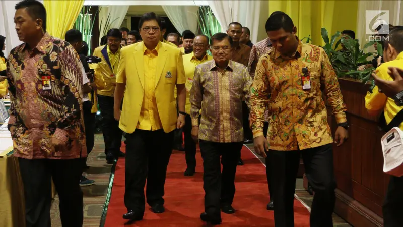 Wapres JK Beri Pengarahan di Rakernas Partai Golkar