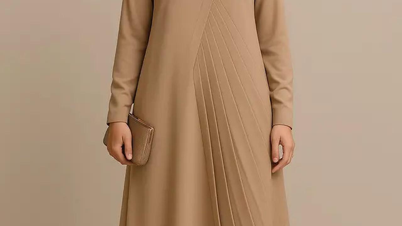7 Model Gamis Syar'i Kekinian Tetap Simpel tapi Mewah, Tampil Elegan tanpa Ribet