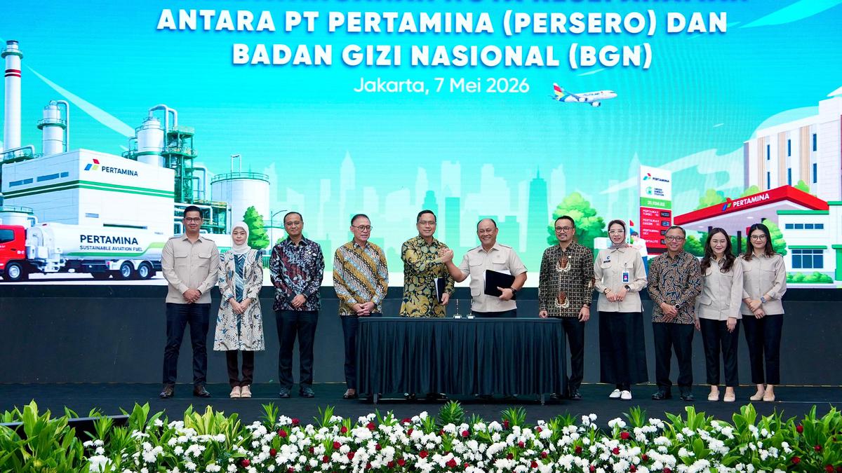 Pertamina Gandeng Badan Gizi Nasional Olah Minyak Jelantah Jadi Bahan Bakar Pesawat Ramah Lingkungan