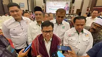 Ketua Umum PKB, Muhaimin Iskandar, silaturahmi dengan tokoh lintas agama Sumatera Utara (Sumut) yang diselenggarakan Badan Persaudaraan Antariman (Berani) di Medan, Rabu (2/8/2023) (Reza Efendi/Liputan6.com)