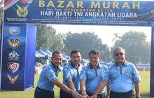 Peringatan Hari Bakti TNI AU Ke-78, Koopsudnas Gelar Bazar Murah dari Mulai Sembako Hingga Aneka Kuliner