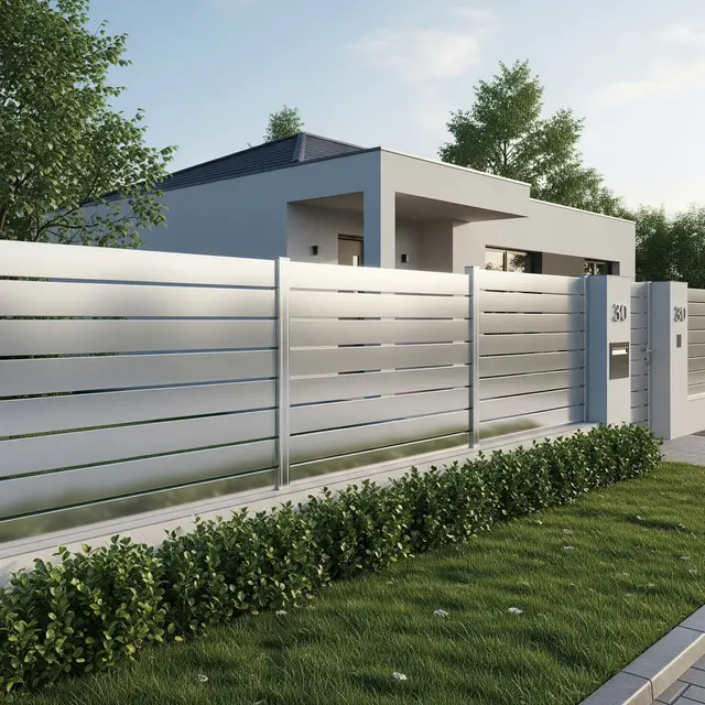 Model Pagar Rumah Kecil dengan Celah Sempit Anti Ular