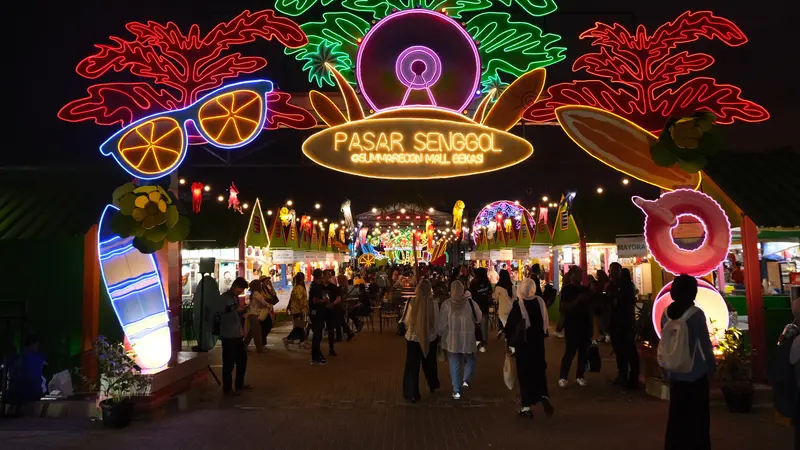 Suasana di Pasar Senggol 2024 Summarecon Mall Bekasi