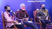 Gubernur Jawa Tengah dan manajemen Bank Jateng. (Foto: Liputan6.com/Humas Pemprov Jateng)