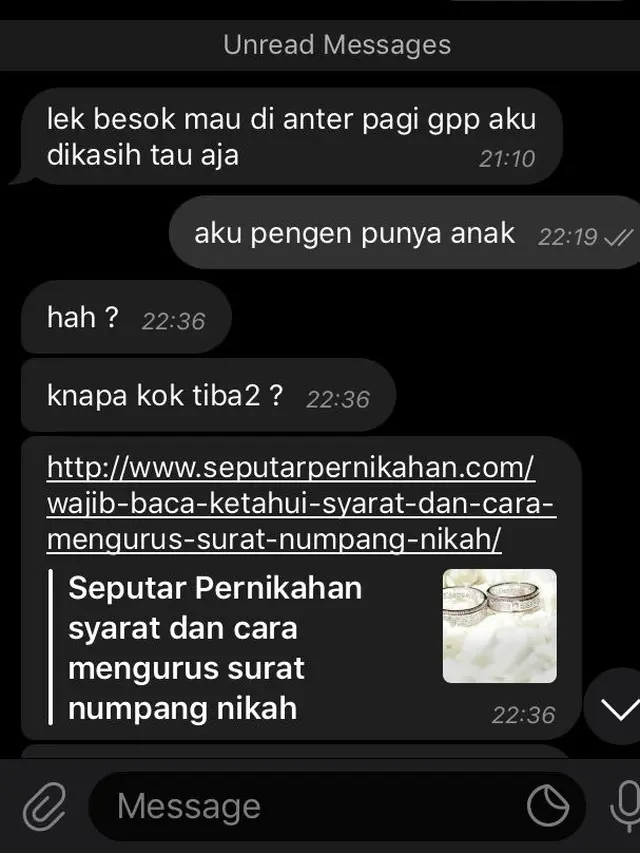 6 Chat Pacar Bahas Masa Depan Setelah Menikah Ini Bikin Baper