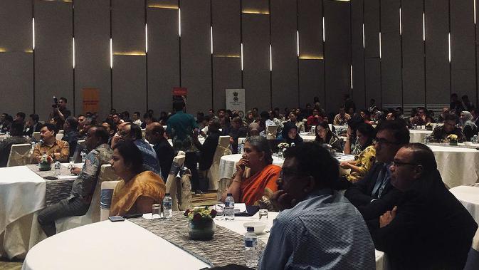 Tampak perwakilan pemerintah dan sejumlah perusahaan hadir dalam Forum Infrastruktur India - Indonesia 2019 (Liputan6.com / Siti Khotimah)