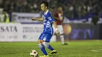 Gelandang Persib Bandung, Makan Konate. (Bola.com/Vitalis Yogi Trisna)