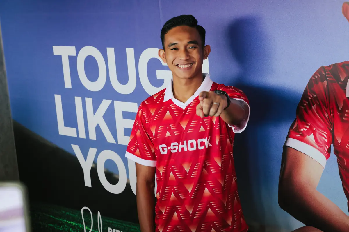 Potret Pesepak Bola Rizky Ridho Jadi Brand Ambassador G-SHOCK Terbaru