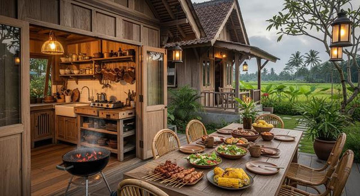 7 Model Rumah Mini Tapi Punya Dapur Terbuka dan Teras Belakang yang Cocok Buat BBQ