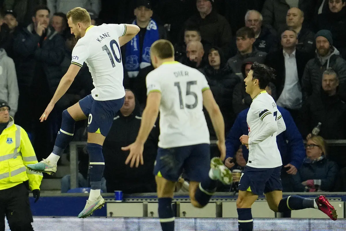 Foto: Curi Poin di Markas Everton, Tottenham Hotspur Kudeta MU di Klasemen Liga Inggris
