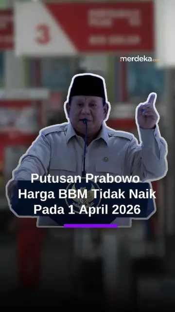 Resmi! Prabowo Pastikan Harga BBM Tidak Naik per 1 April 2026, Masyarakat Diminta Tak Panik