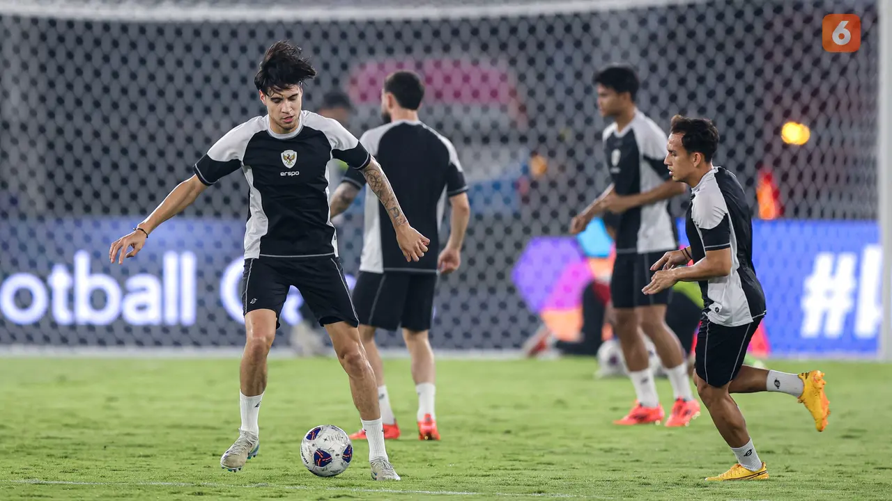 Foto: Persiapan Terakhir Timnas Indonesia Jelang Laga Berat Melawan Jepang di Kualifikasi Piala Dunia 2026