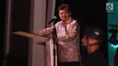 Wakil Presiden Jusuf Kalla memberi sambutan saat membuka pameran Indo Defence 2018 di JiExpo and Forum, di Kemayoran, Jakarta Rabu (7/11). Pameran ini digelar selama empat hari dari tanggal 7-10 November 2018. (Merdeka.com/Imam Buhori)