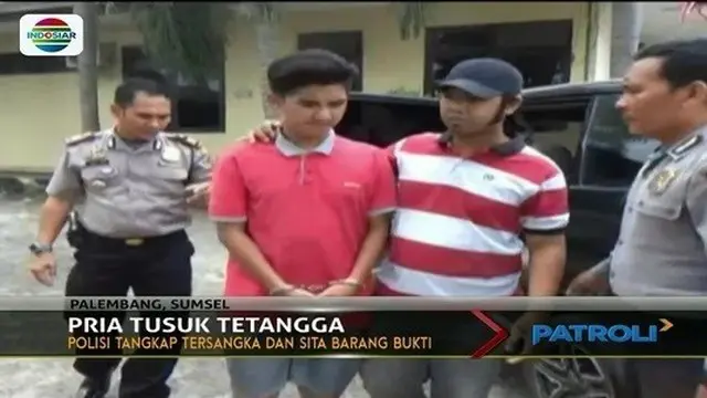 Pria berusia 21 tahun ini tega menusuk tetangganya sendiri dengan keris, bahkan hingga tewas.