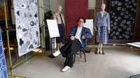 Adrie Basuki Ubah Limbah Tekstil Jadi Material Eksklusif, Kain Marmer Hadirkan Pola Unik