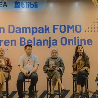(kiri ke kanan) Yoris Sebastian, Sandromedo Christa Nugroho,  Arshy Adin, Septriana Tangkary, Yolanda Nainggolan, Harris Sofyan Hardwin. (Foto: Dokumen/Blibli)