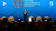 Presiden Joko Widodo menyampaikan pidato para pertemuan negara anggota IMF dan Bank Dunia. Uniknya ada perumpamaan Game of Thrones dalam pidato Jokowi.