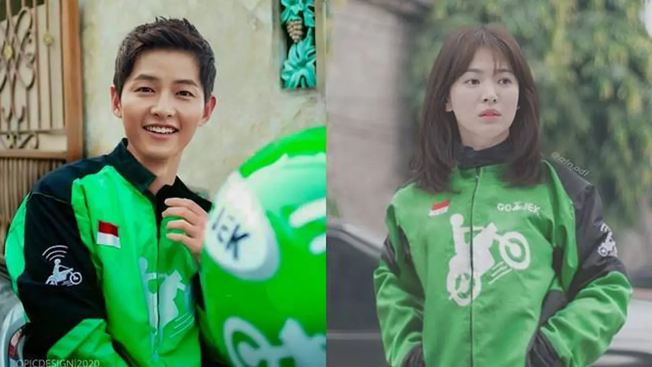 7 Editan Foto Seleb Korea Jadi Driver Ojol, Song Hye Kyo Paling Curi Perhatian