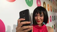 Moto E3 Power, smartphone Motorola pertama yang diproduksi di Indonesia. (Liputan6.com/Jeko Iqbal)