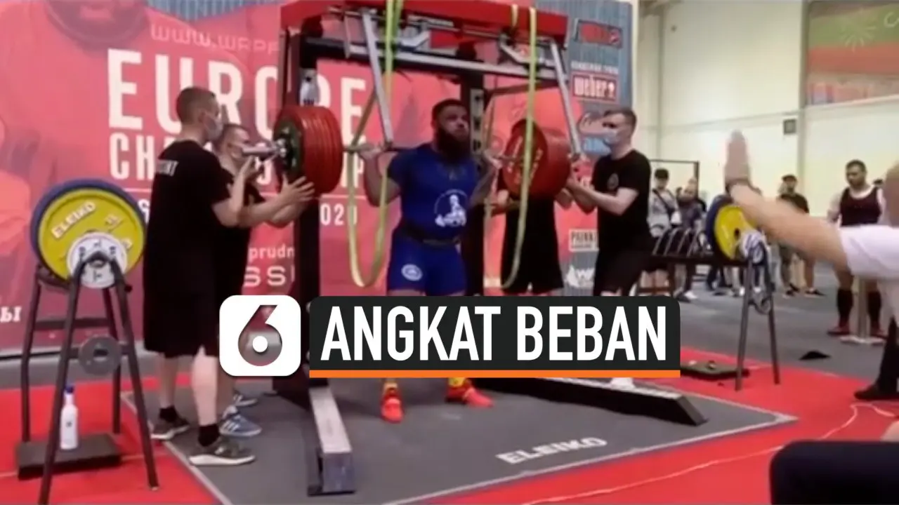 PAKSA ANGKAT BEBAN 400 KG, ATLET INI BERAKHIR TRAGIS