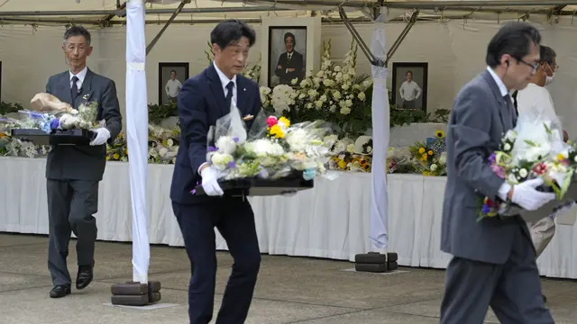 Warga Jepang Peringati Satu Tahun Kematian Shinzo Abe