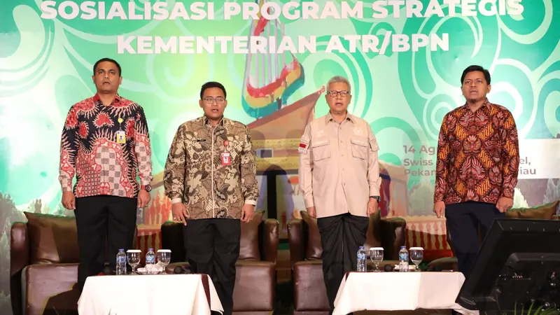 Bantu Masyarakat Rasakan Manfaat Tanah Bersertipikat, BPN Sebarluaskan PTSL di Riau