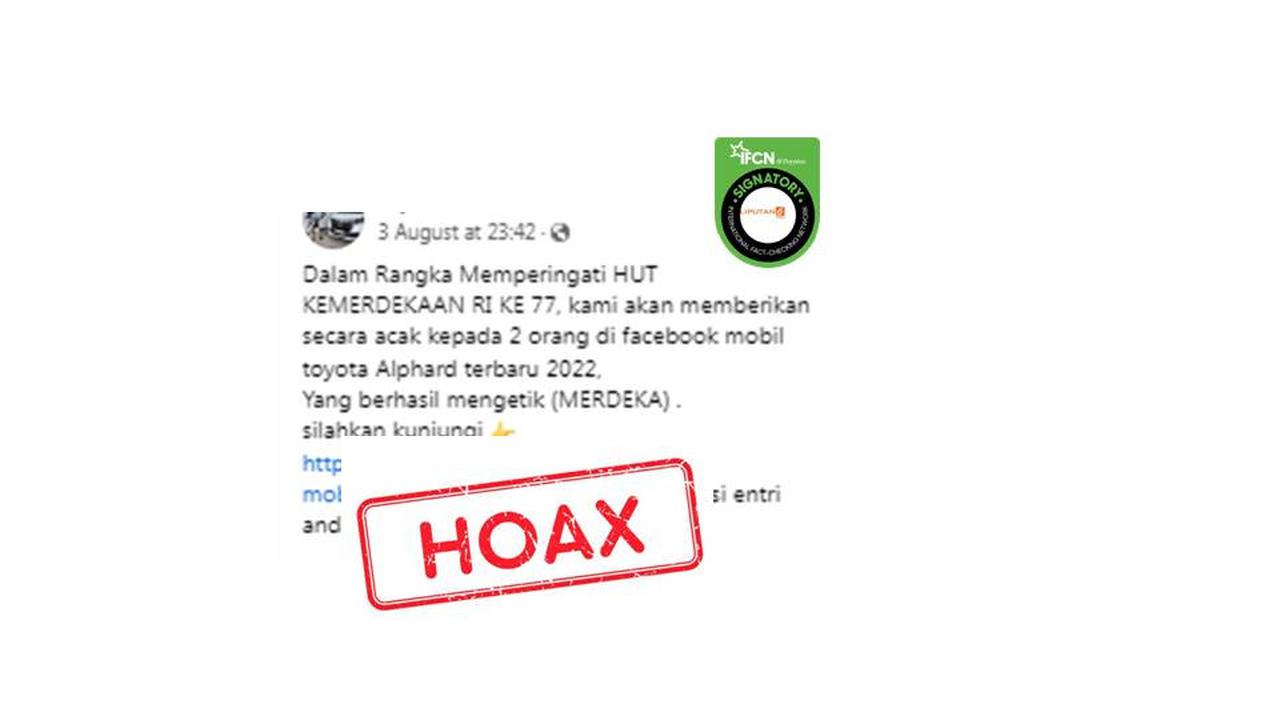 Cek fakta Alphard