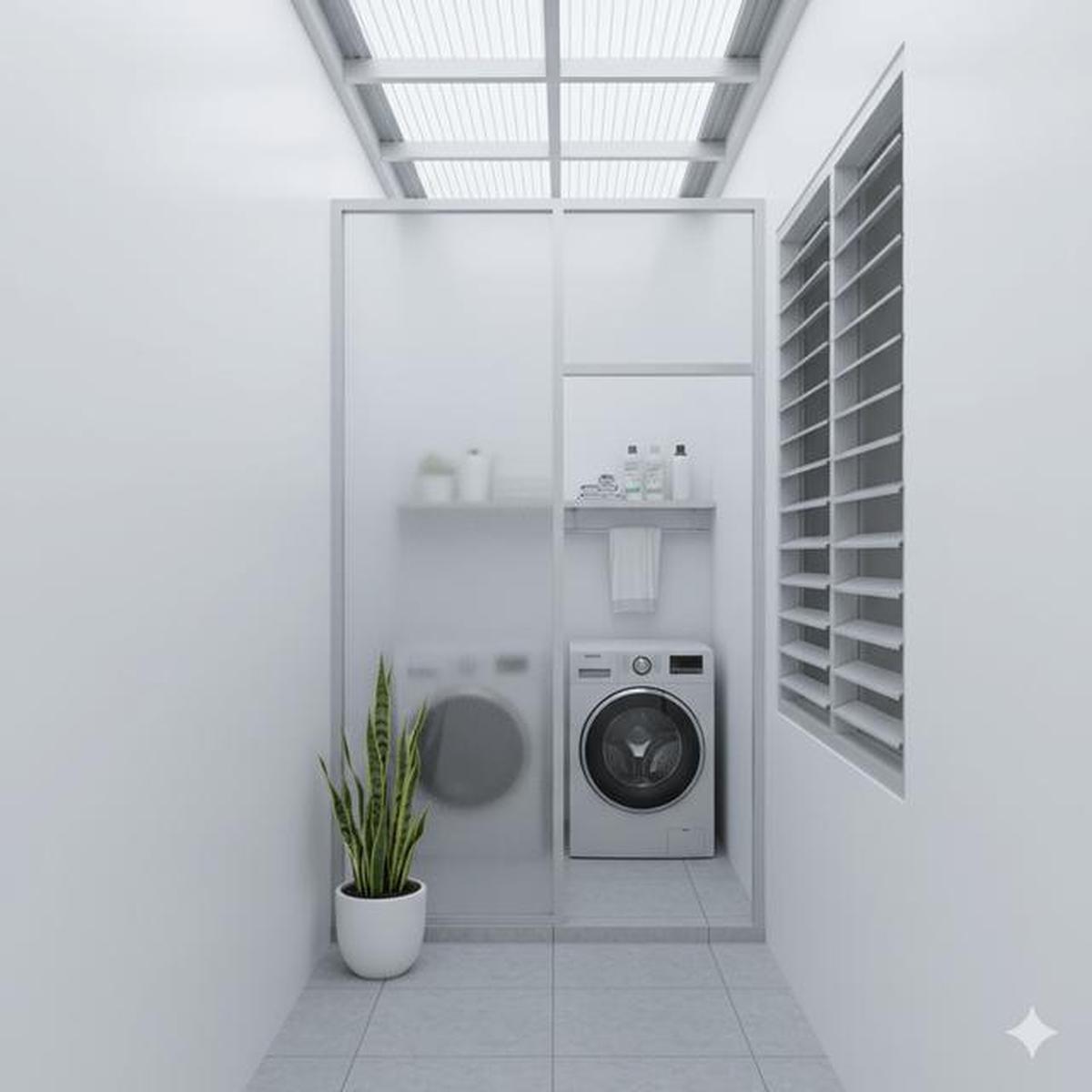 7 Desain Teras Rumah Sempit Muat untuk Usaha Laundry, Solusi Bisnis Rumahan Efisien