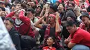 Di babak pertama, Indonesia kalah 0-3 dari Australia. (Liputan6.com/Angga Yuniar)